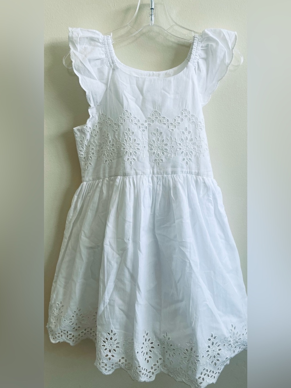 Baby Gap White Eyelet Sundress  Sz 5